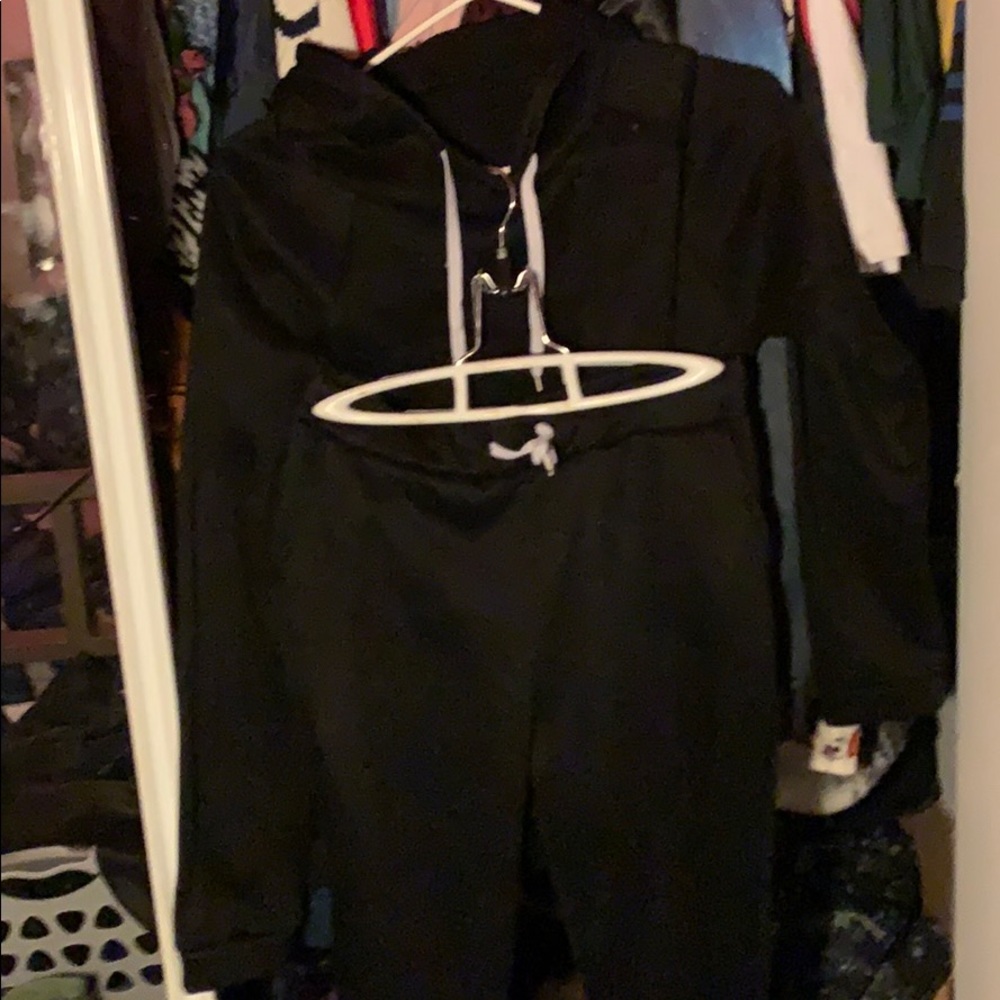 Black tracksuit